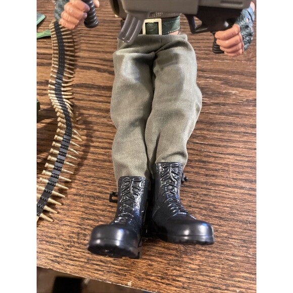 Vtg 1996 Hasbro GI Joe 12” Pawtucket Action Figure Camouflage Face w/Accessories - Picture 3 of 13